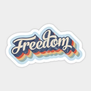 Freedom Sticker